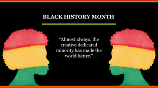 Incredible Black History Month Google Slides Template