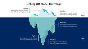 Iceberg 3d Model Free Download — Free Template for PowerPoint & Google Slides