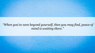 A textured blue background with a white horizontal banner in the center for highlighting text.