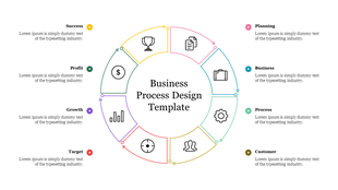 Sample Of Business Process Design Template Slide