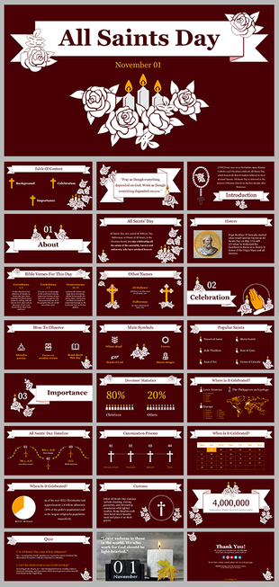 Easy To Edit All Saints Day PowerPoint Presentation