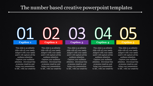 Creative infographic with a running figure in front of gradient stripes and six caption areas with various icons.