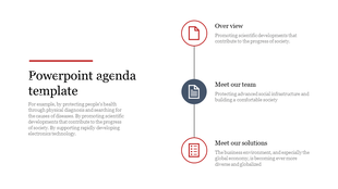 Effective PowerPoint Agenda Template Presentation Slides
