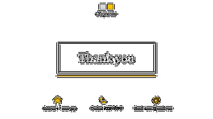 Thank you PPT slide with corporate branding, contact details, and icons for address, phone, and email on a black theme.