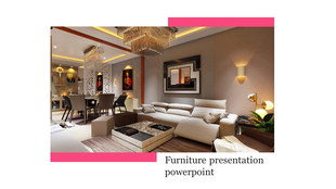 Modern living room with stylish furniture and decorative lighting for a furniture presentation.