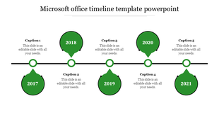 Stunning Microsoft Office Timeline Template PowerPoint