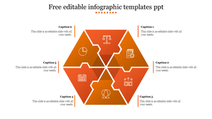 Colorful infographic template with placeholders for text and captions with icons.