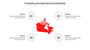 Practical Canada PowerPoint Presentation Slide Design