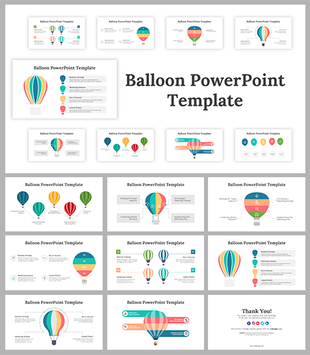Editable Balloon PowerPoint and Google Slides Templates