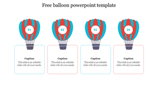 Download best Balloon PowerPoint Template Slide PPT
