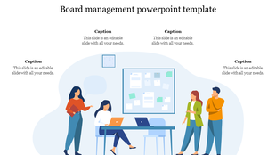 Creative Board management powerpoint template