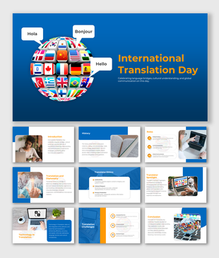 International Translation Day PowerPoint And Google Slides
