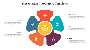 Infographic with purple cubes of different sizes, including icons for target and computer, labeled with captions.