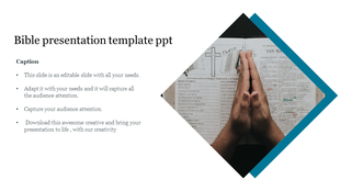 People segmentation slide with a central figure linked to four surrounding silhouettes in blue circles and text areas.