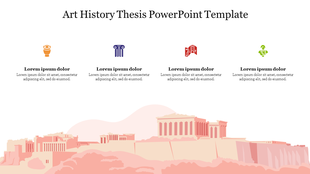 Art History Thesis PowerPoint Template for Presentations