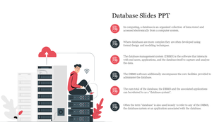Database PowerPoint Template For Presentation