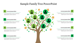 Sample Family Tree Powerpoint Presentation — Fully Editable for PowerPoint, Google Slides & Canva