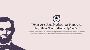 Innovative Abraham Lincoln PowerPoint Presentation 
