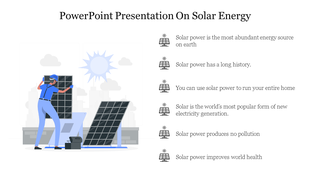 Effective PowerPoint Presentation On Solar Energy Slide 