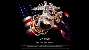Best Cool Marine Backgrounds PowerPoint Presentation 