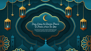 Effective Ramadan PPT Background Presentation Slide 