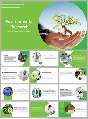 Environmental Research PPT Presentations And Google Slides