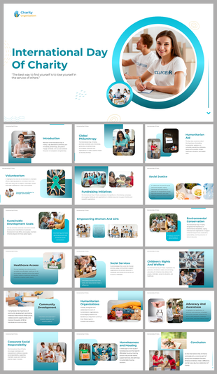 International Day Of Charity PowerPoint And Google Slides