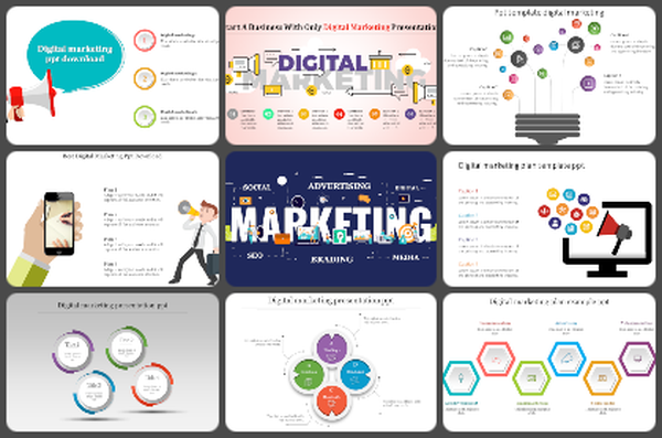 Digital marketing PowerPoint Templates