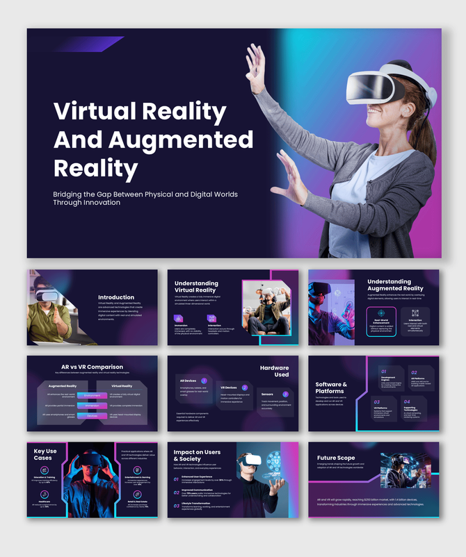Want to present Virtual Reality and Augmented Reality in a way that truly bridges the gap between technical depth.