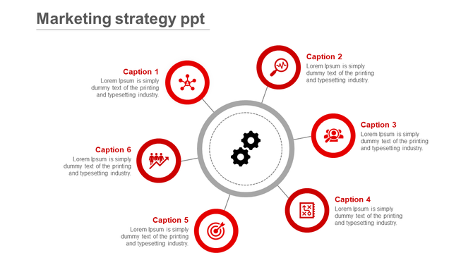 Purple arrow timeline with year markers from 2017 to 2019 linked to circular icons and captions below.