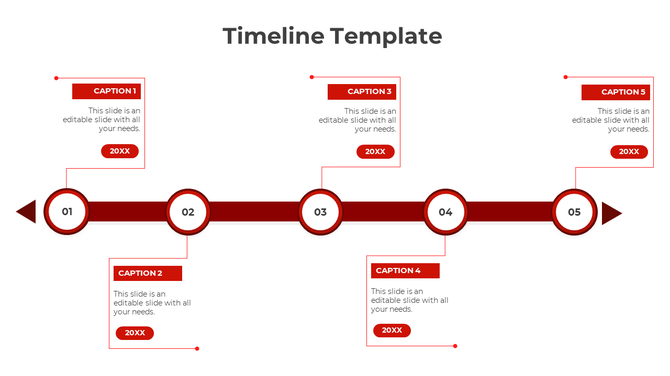 Orange circular life cycle template with arrows showing stages of customer journey around a central icon.