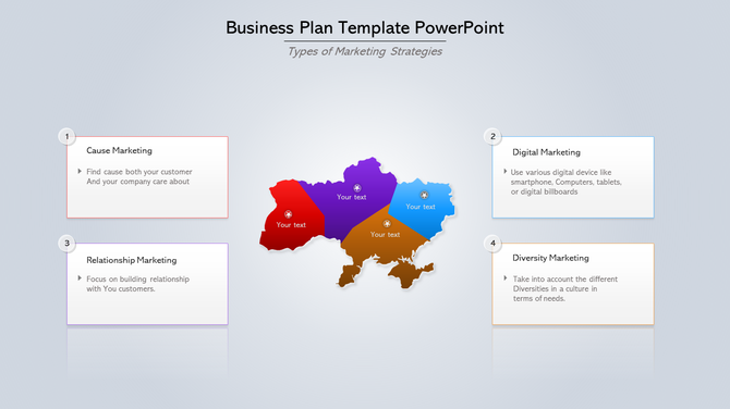 A Four Nodded Business Plan Template PowerPoint