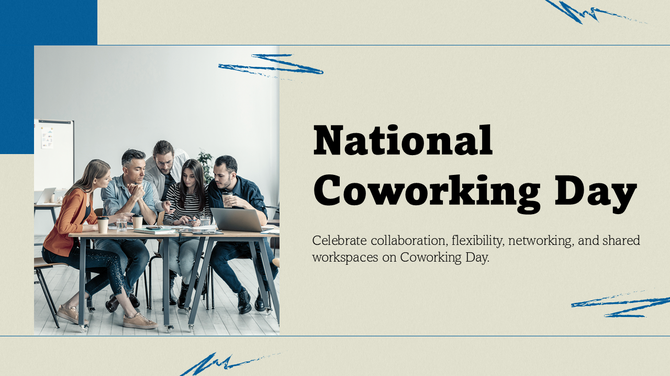 National Coworking Day PowerPoint And Google Slides