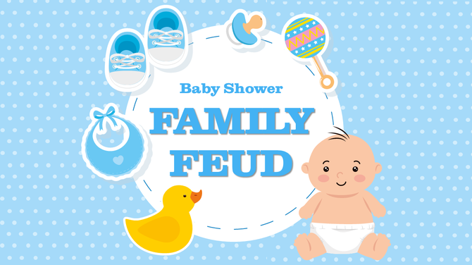 Baby Shower Family Feud With Expecting Fun PowerPoint