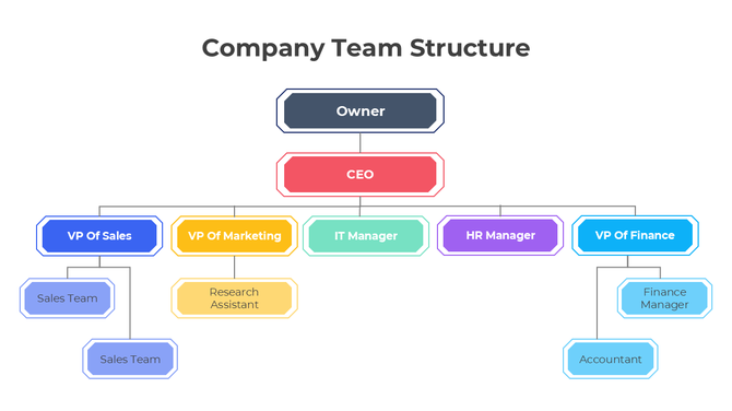 Company Team Structure PowerPoint And Google Slides