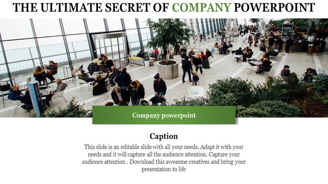 Indoor company space with modern seating arrangements surrounded by plants and people engaging in conversations.
