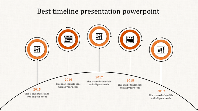 Leave an Everlasting Timeline Slide Template Presentation
