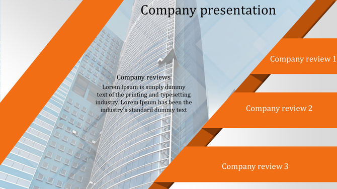 Grab good Three noded company presentation PowerPoint slide