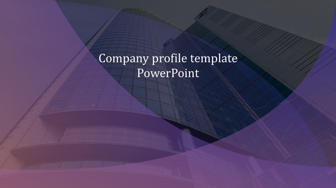 Get Modern Company Profile Template PowerPoint Slides