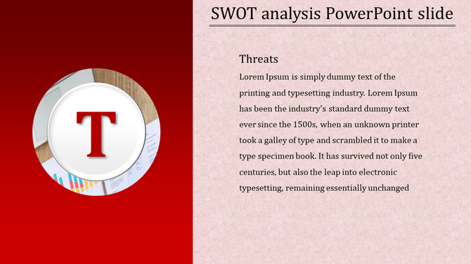 SWOT Analysis PowerPoint Slide for Strategic Planning