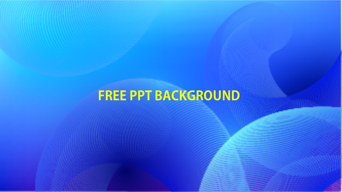 Blue abstract gradient background with circular patterns and yellow title text at the center.