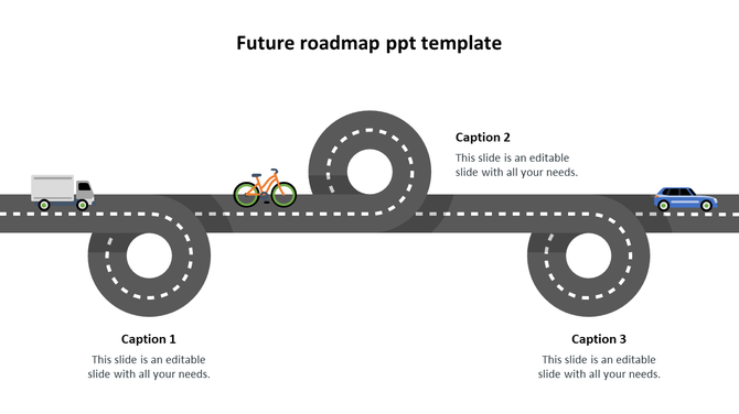 Use Future Roadmap PPT Template Presentation Slide Design