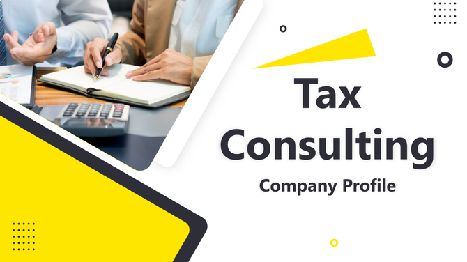 Tax Consulting Company Profile PowerPoint And Google Slides