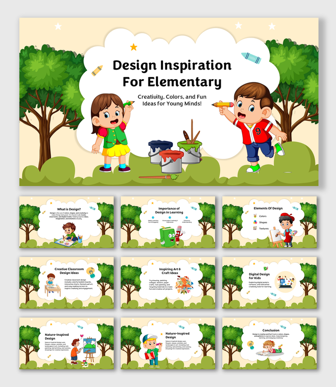 Design learning for kids with colors, shapes, textures, digital art, and creative classroom activities for fun.