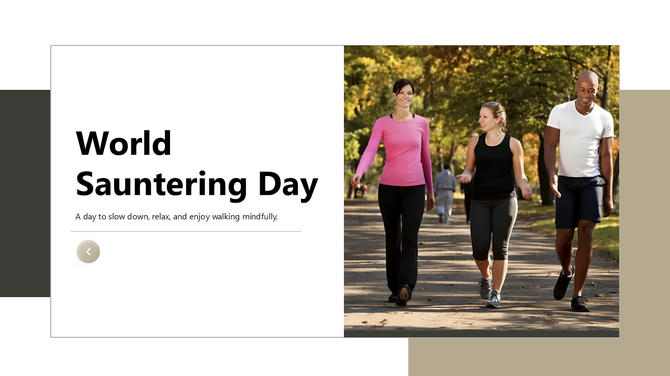 World Sauntering Day PowerPoint And Google Slides