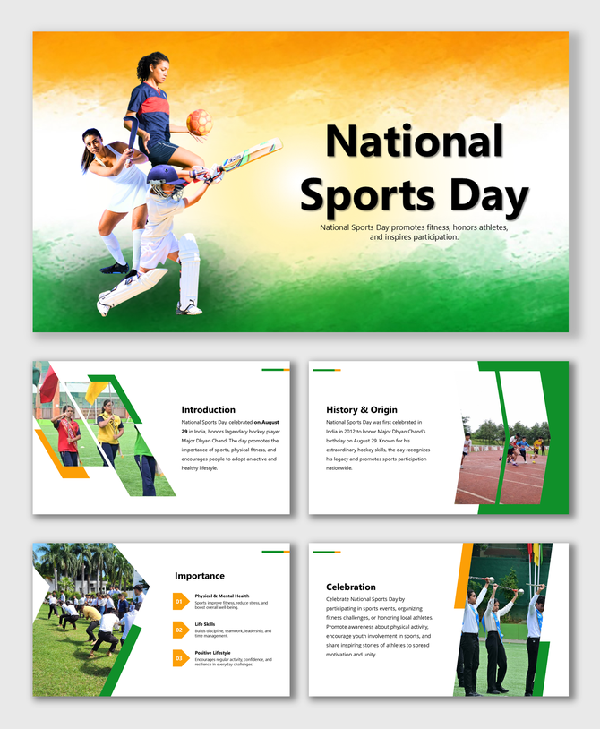 Promotes fitness, honors Major Dhyan Chand, builds life skills, boosts youth sports, spreads inspiration.