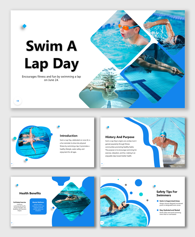 Swim A Lap Day boosts fitness, fun, heart health, mental wellness, and safety awareness for all age groups.