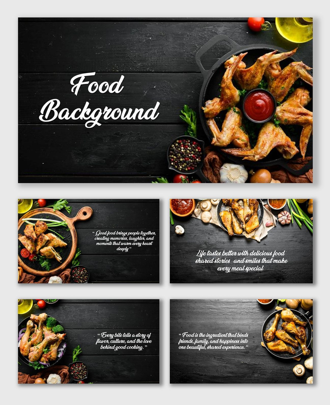 Background Images For Food with roasted chicken, sauce, herbs, and spices on dark wooden table layout.