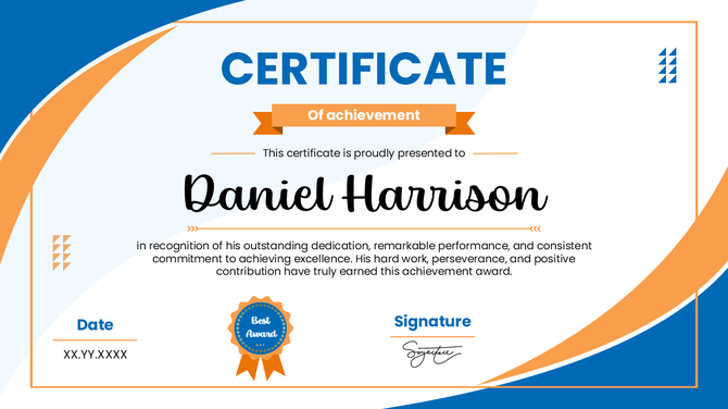 The Degree Certificate PowerPoint And Google Slides