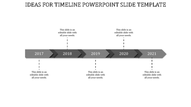 Timeline PowerPoint Slide Template for Visual Clarity